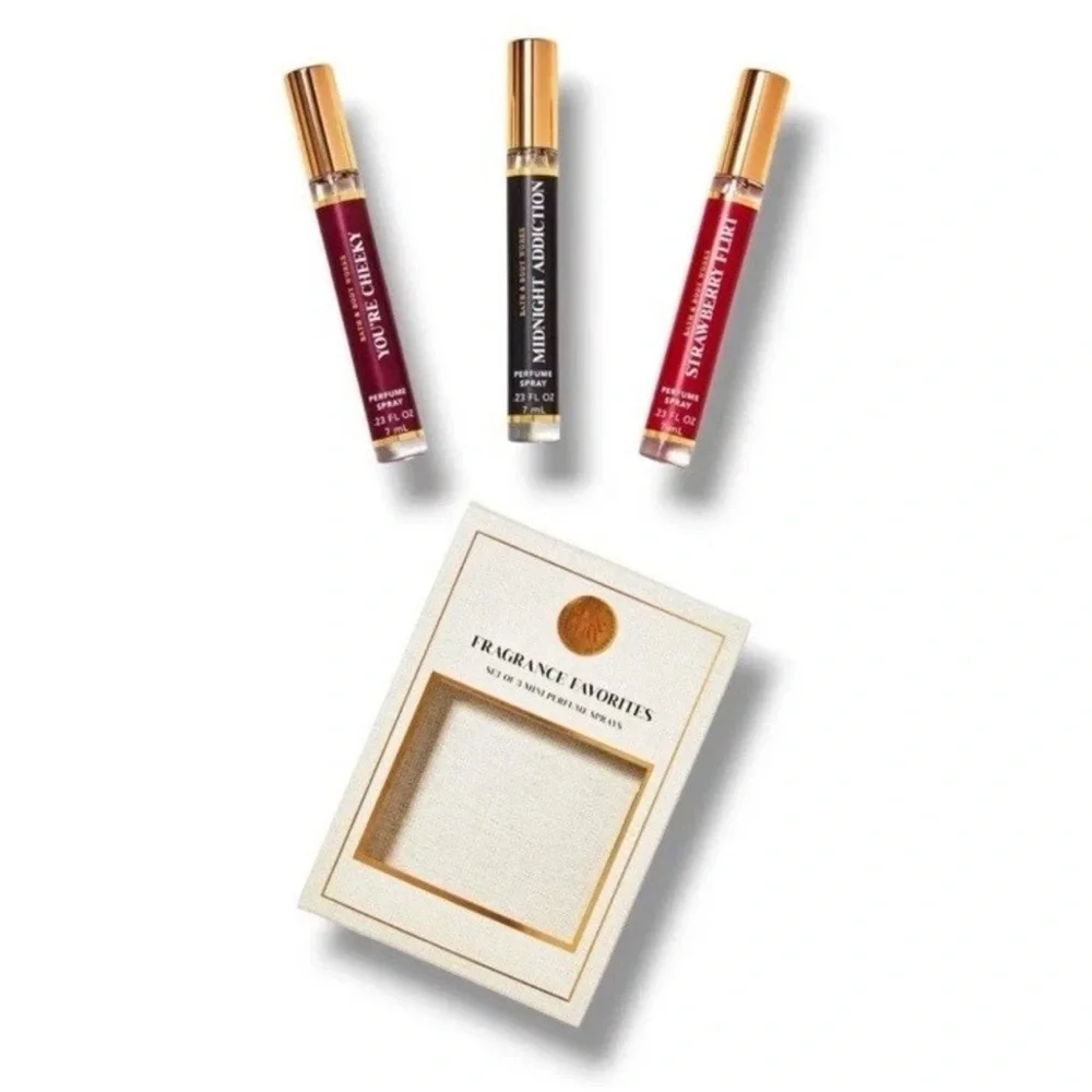 Bath & Body Works Luxuries Mini Perfume Spray Gift Set. Set Of 3